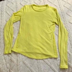 Lululemon Bright yellow long sleeve.